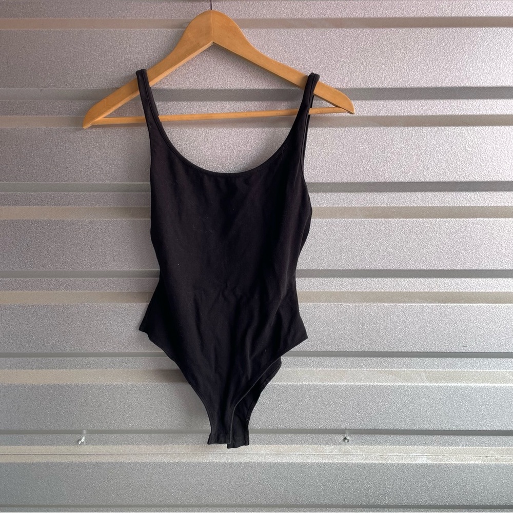 Pair of reformation black bodysuits